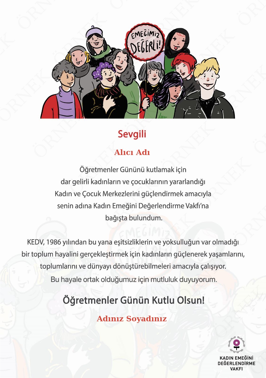 Öğretmenler Günü - Emek