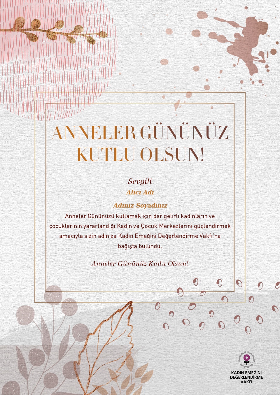 Anneler Günü Kutlu Olsun-Çizim