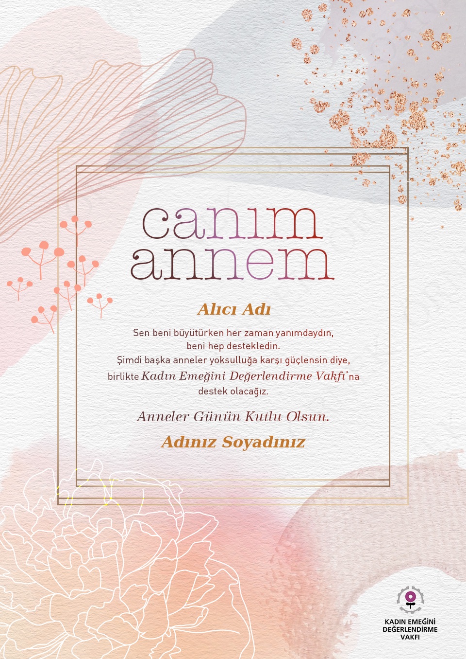 Canım Annem-Çizim