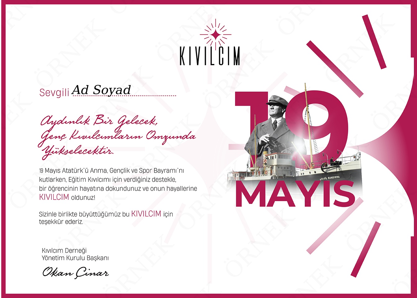 19 Mayıs (Tek İsimli)