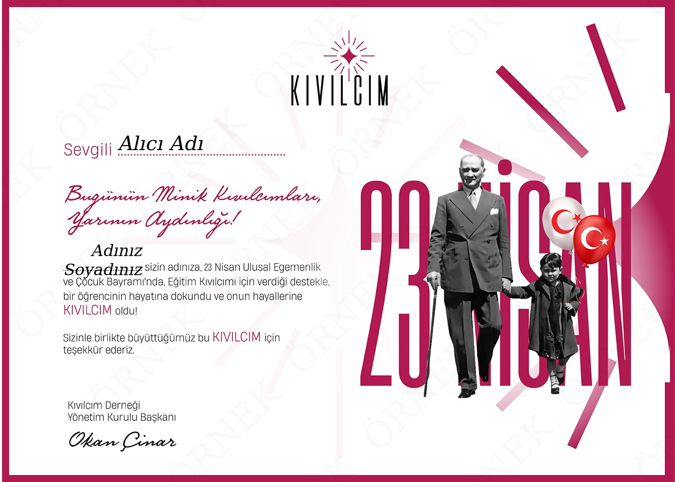 23 Nisan (Kişi Adına)