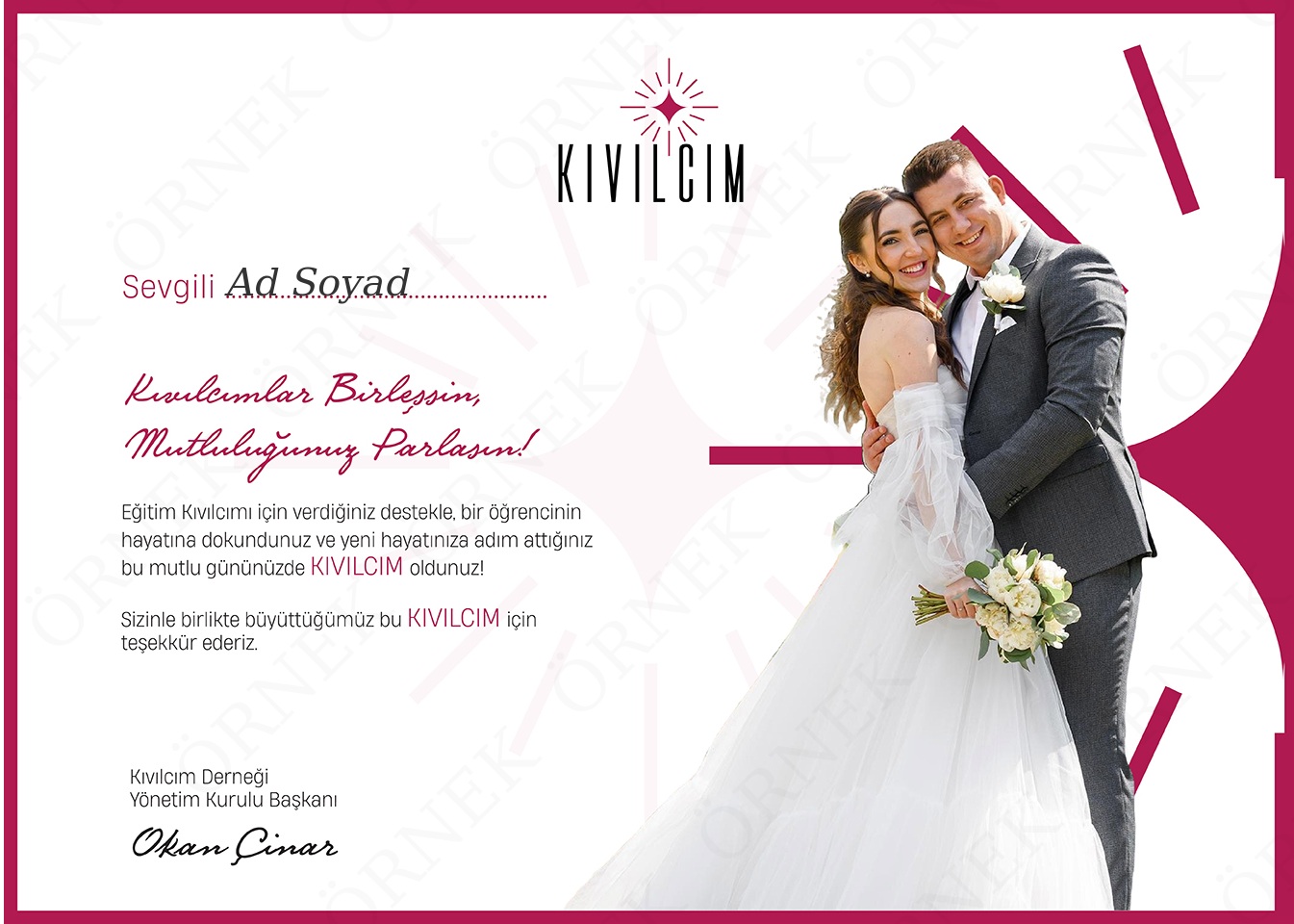 Düğün Tebriği (Tek İsimli)