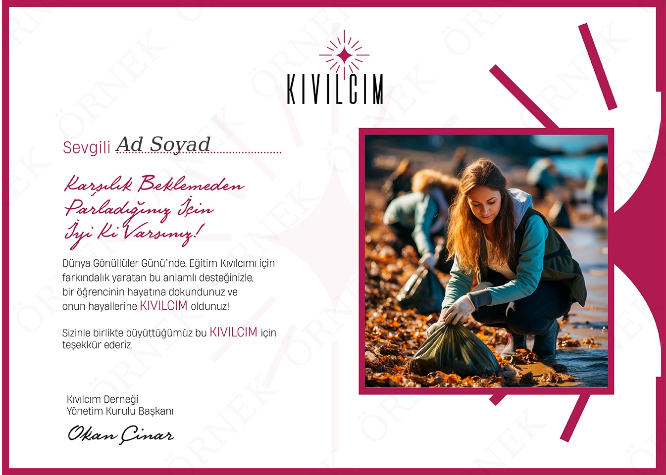 Dünya Gönüllüler Günü (Tek İsimli)