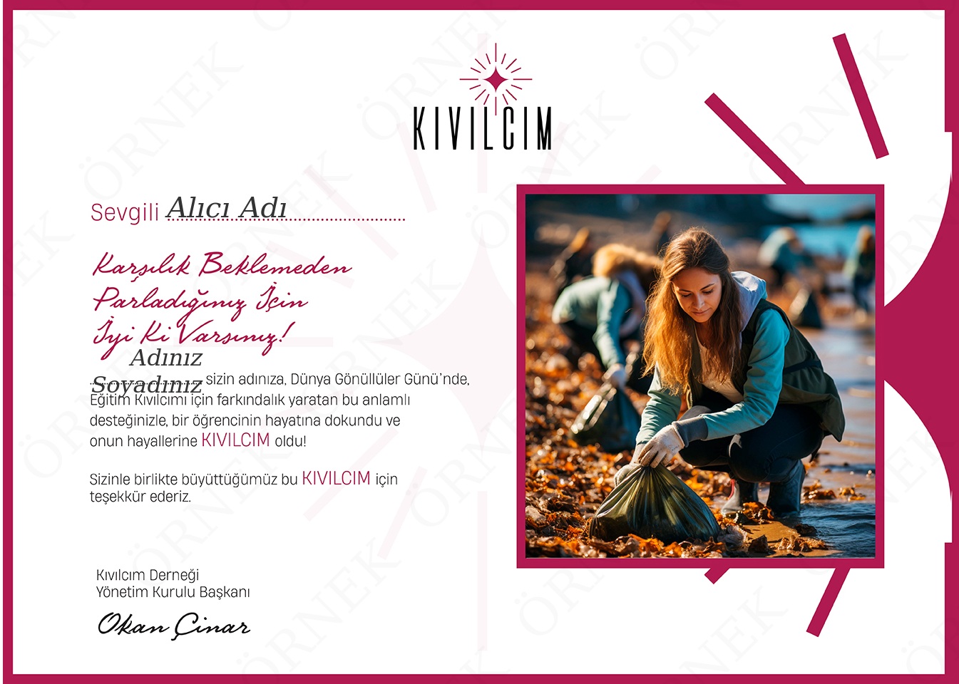 Dünya Gönüllüler Günü (Kişi Adına)