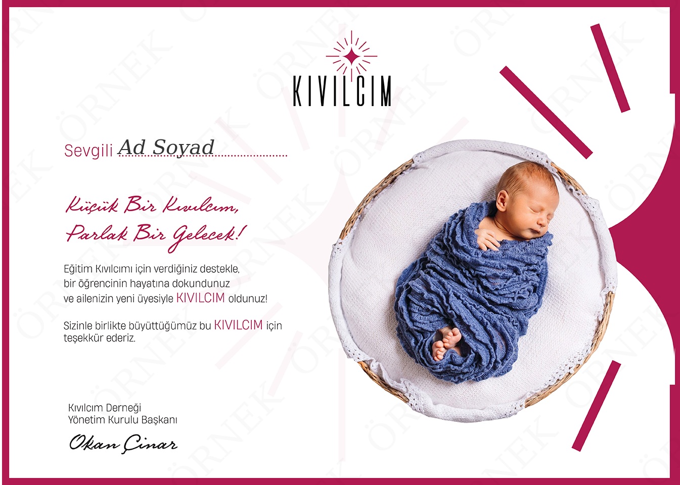 Hoşgeldin Bebek-1 (Tek İsimli)