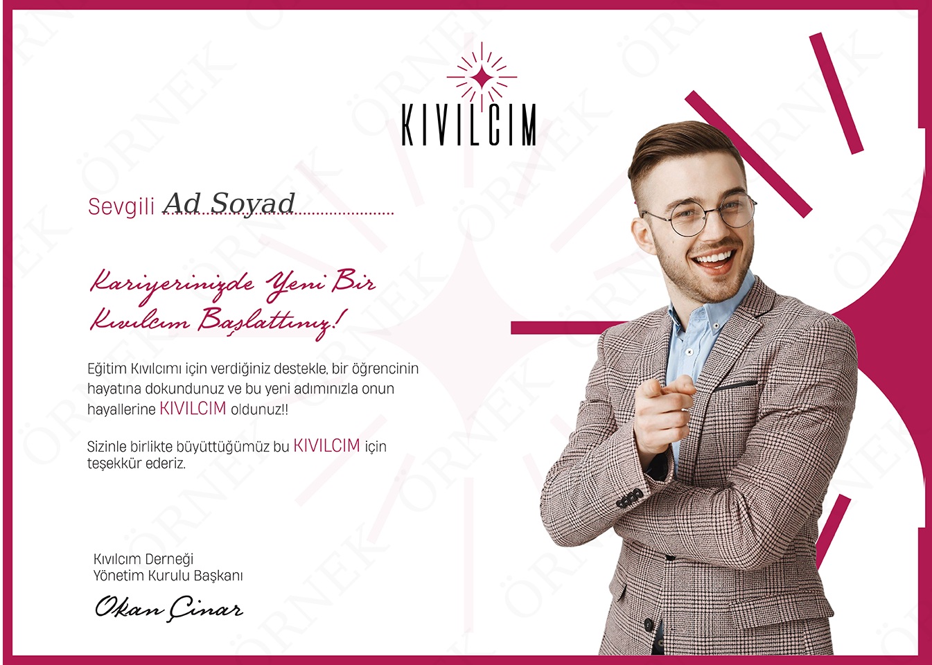 Yeni İş Tebriği-1 (Tek İsimli)