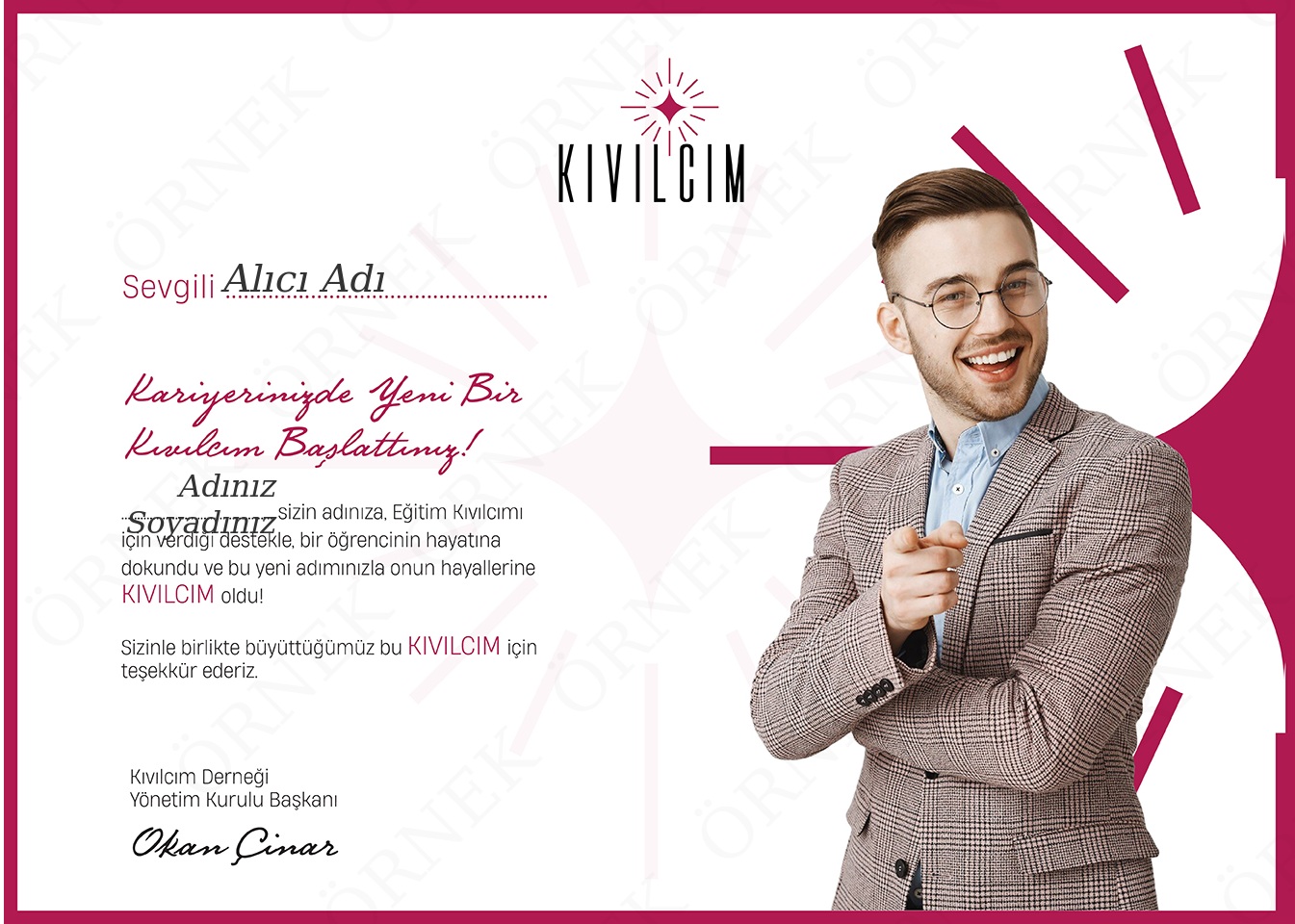 Yeni İş Tebriği-1 (Kişi Adına)