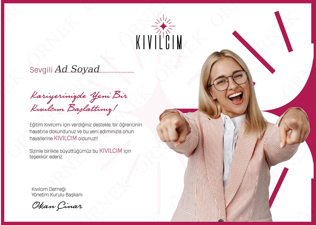 Yeni İş Tebriği-2 (Tek İsimli)