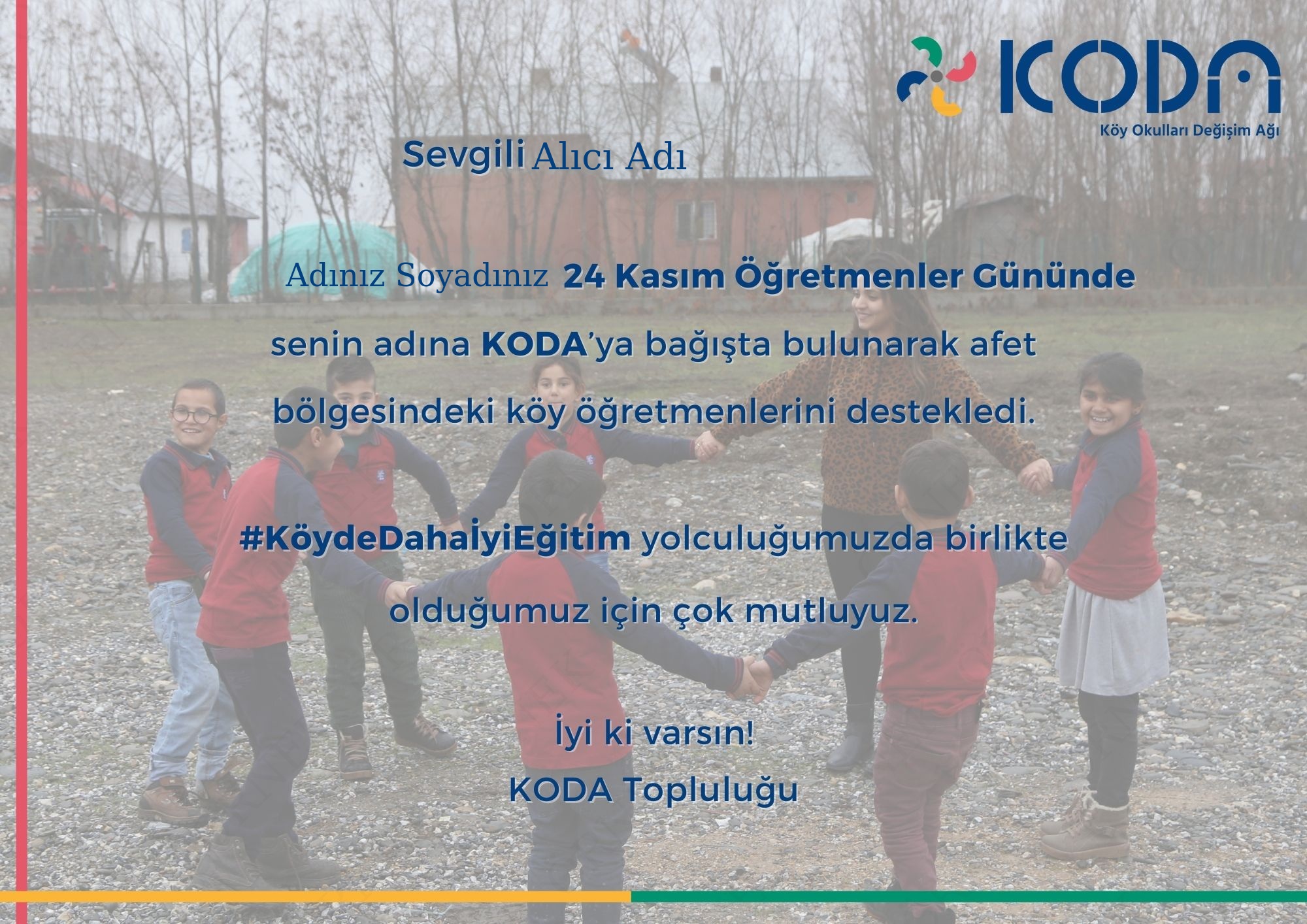 Öğretmen Adına Destek