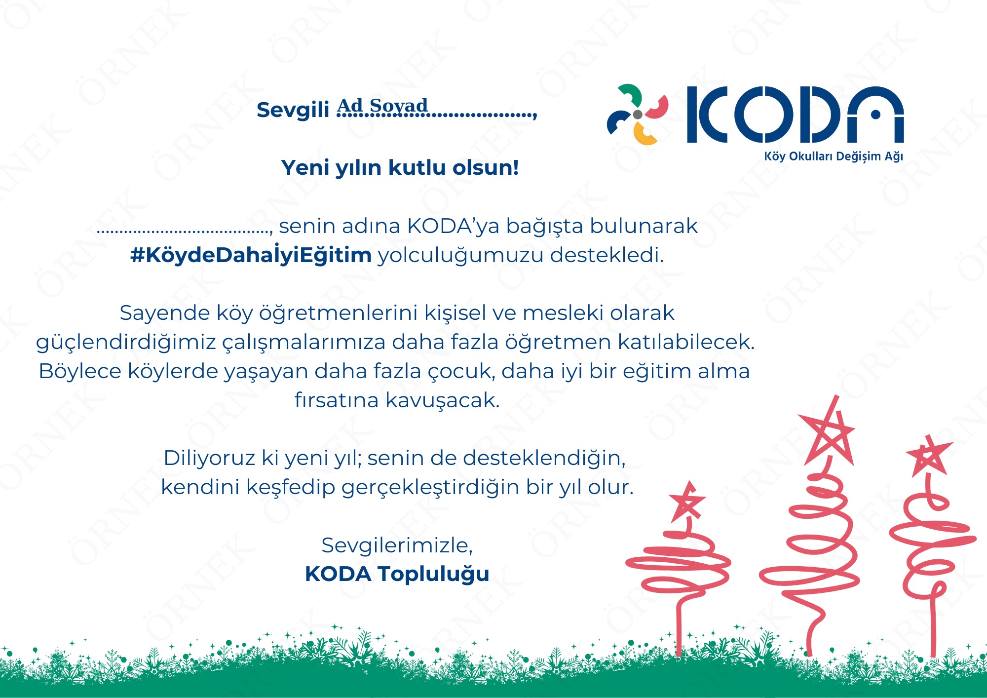Yeni Yıl Kartı