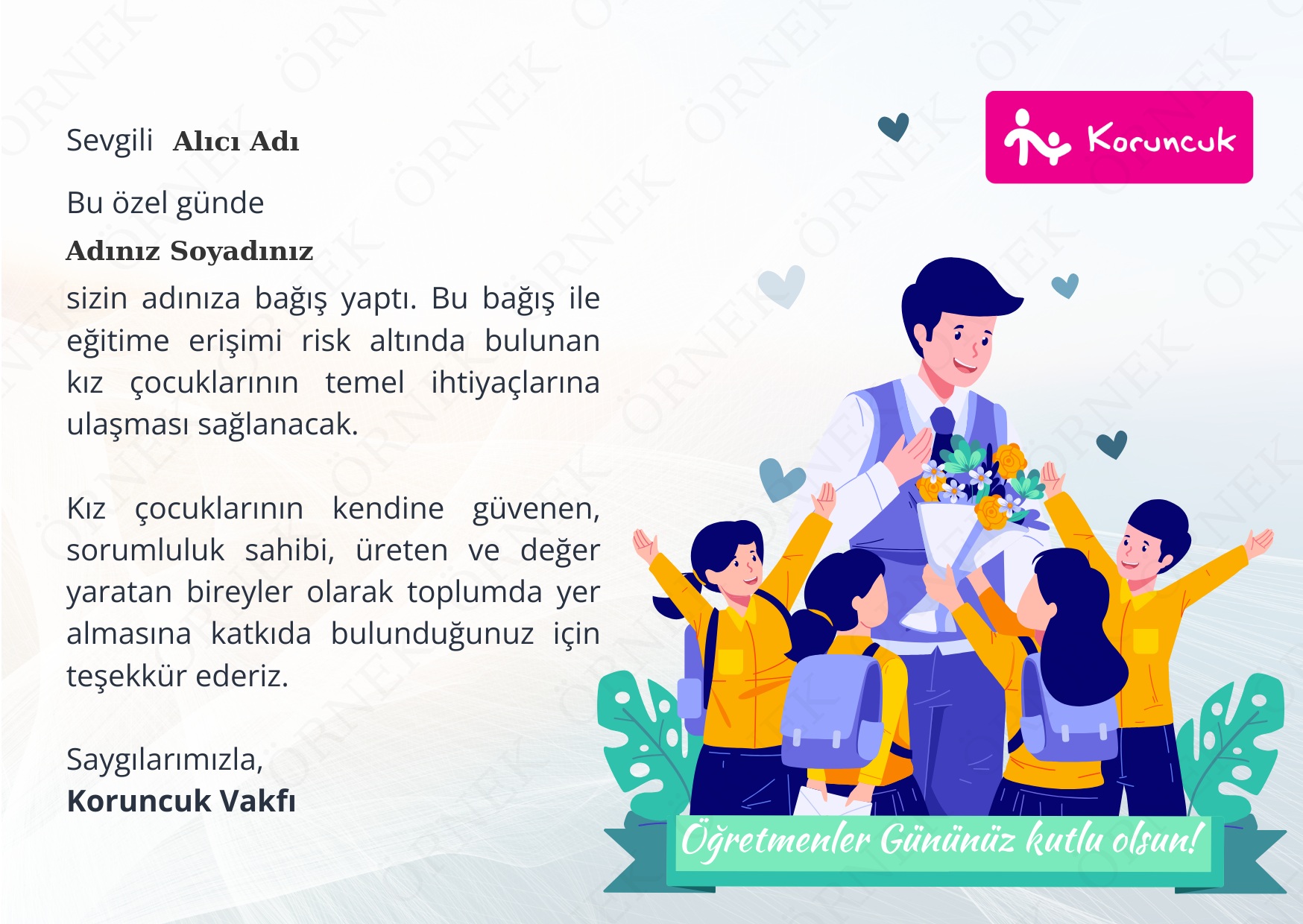 Öğretmenler Günü 1