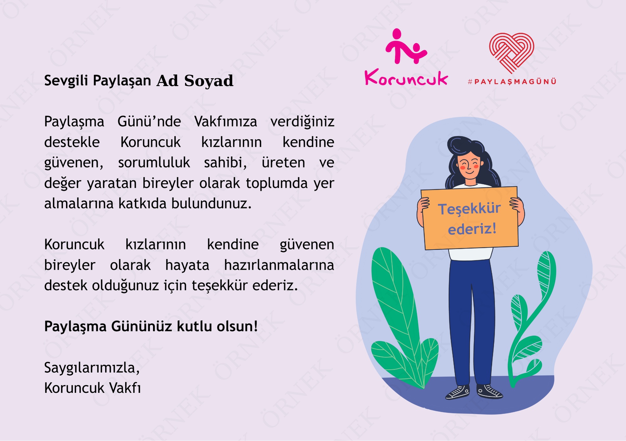 Paylaşma Günü 1