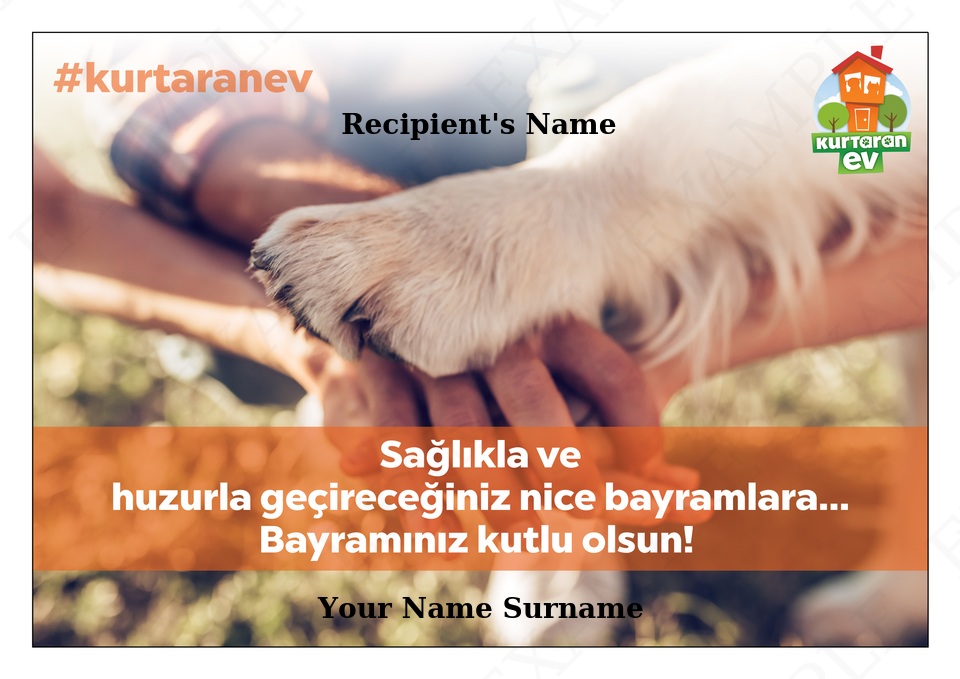 Bayram Sertifikası - Patili