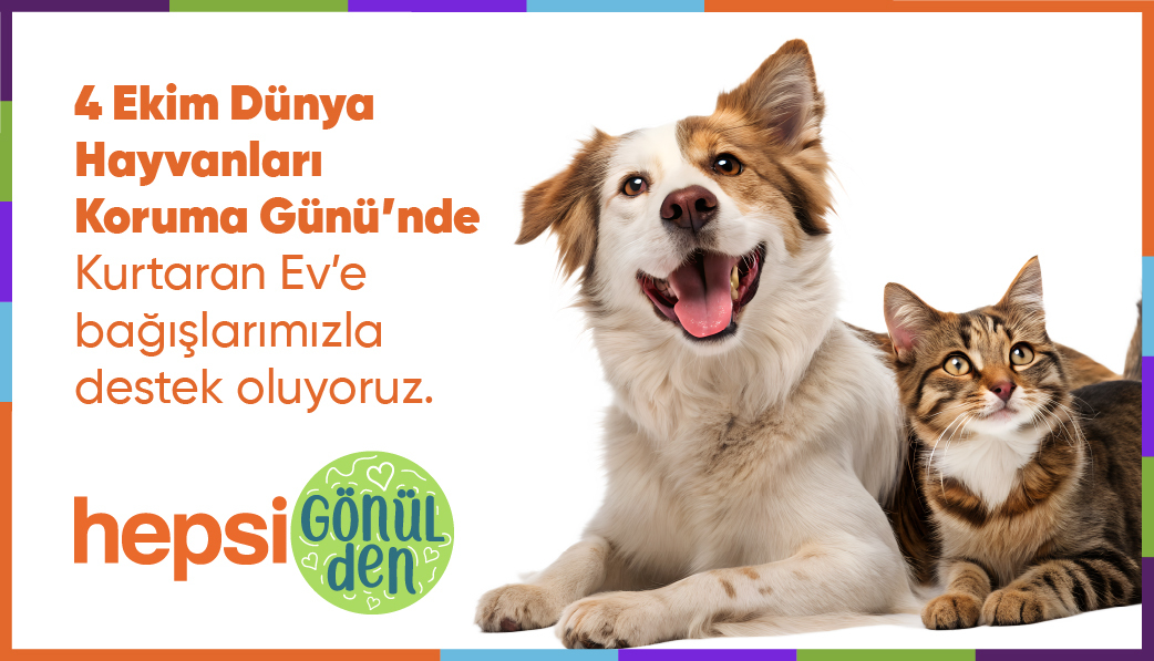 HepsiGönülden ile Bağışlarımız Kurtaran Ev'e!