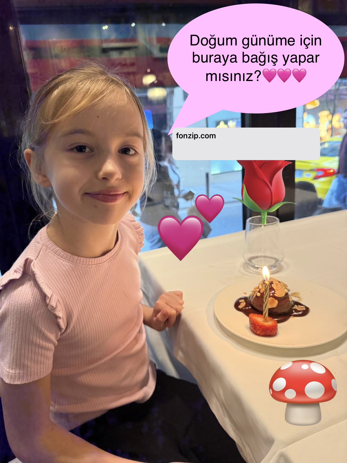 Doğumgününüm için yardım rica ediyorum🩷❤️
