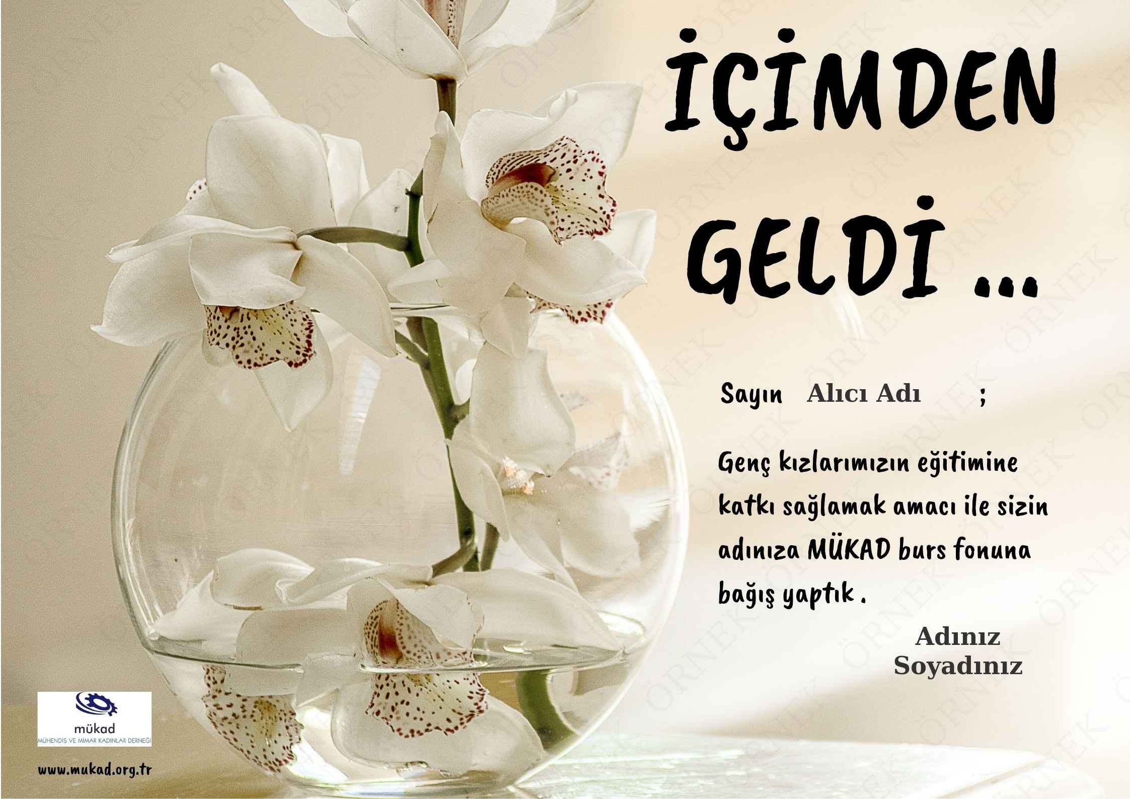 İÇİMDEN GELDİ KART 1