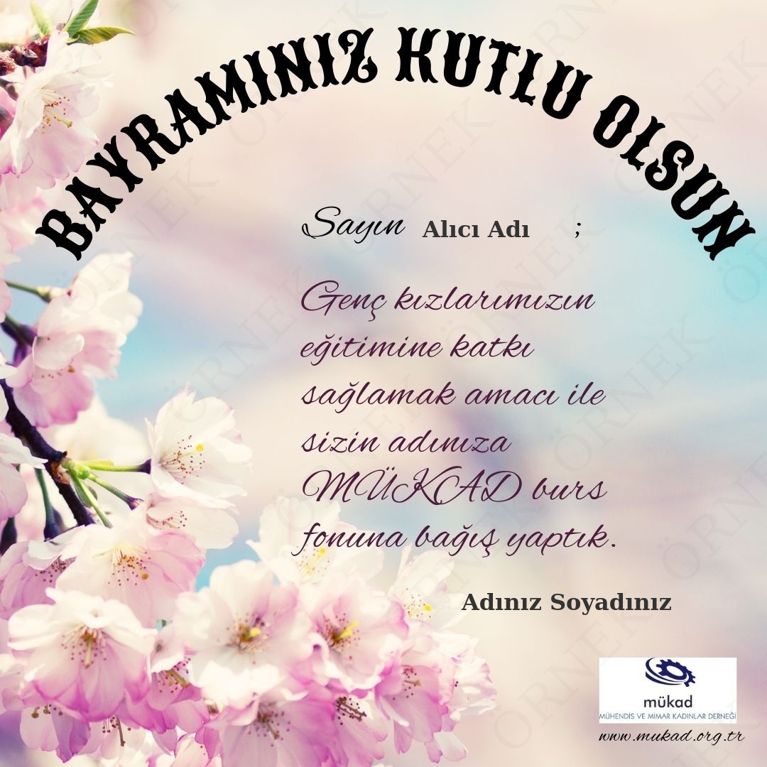 BAYRAM TEBRİĞİ