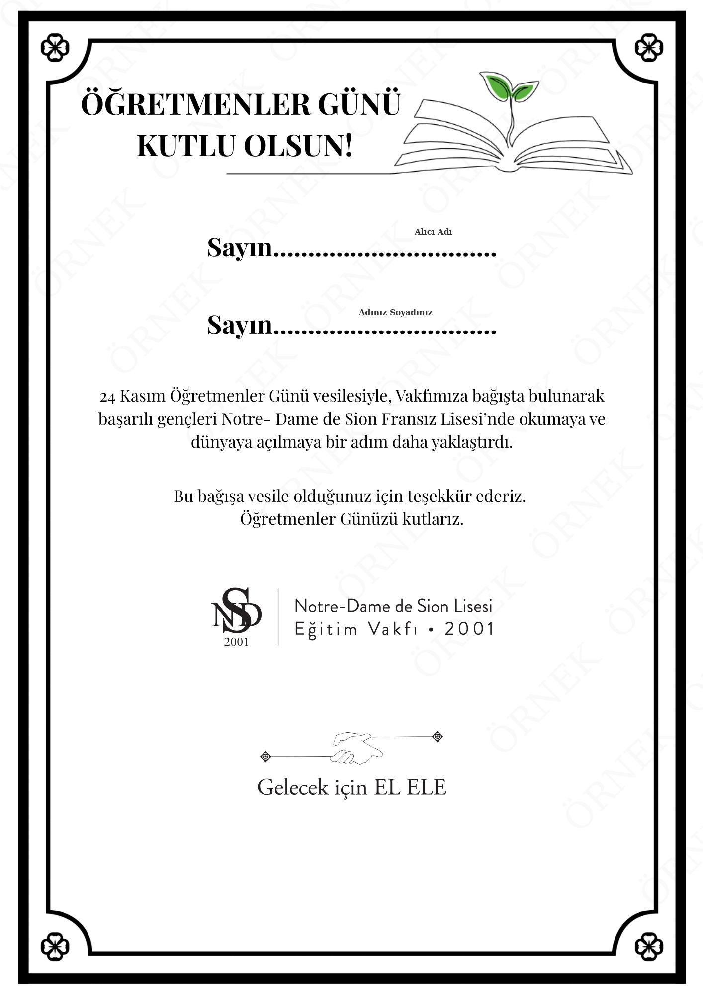 Öğretmenler Günü