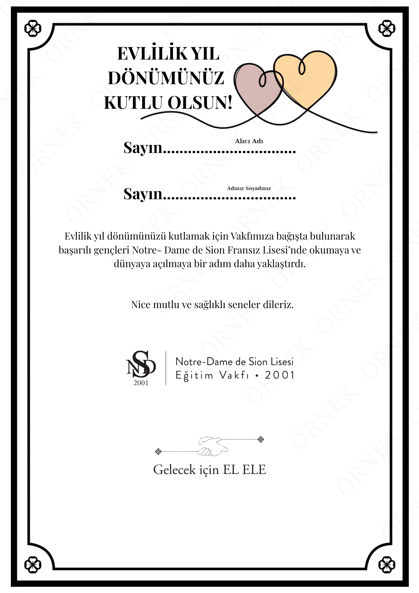 Evlilik Yıldönümü