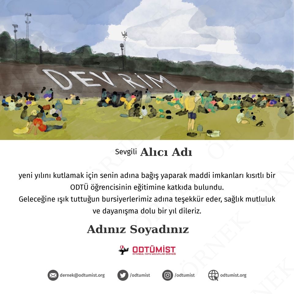 ODTÜMİST Yeni Yıl E-Kart3