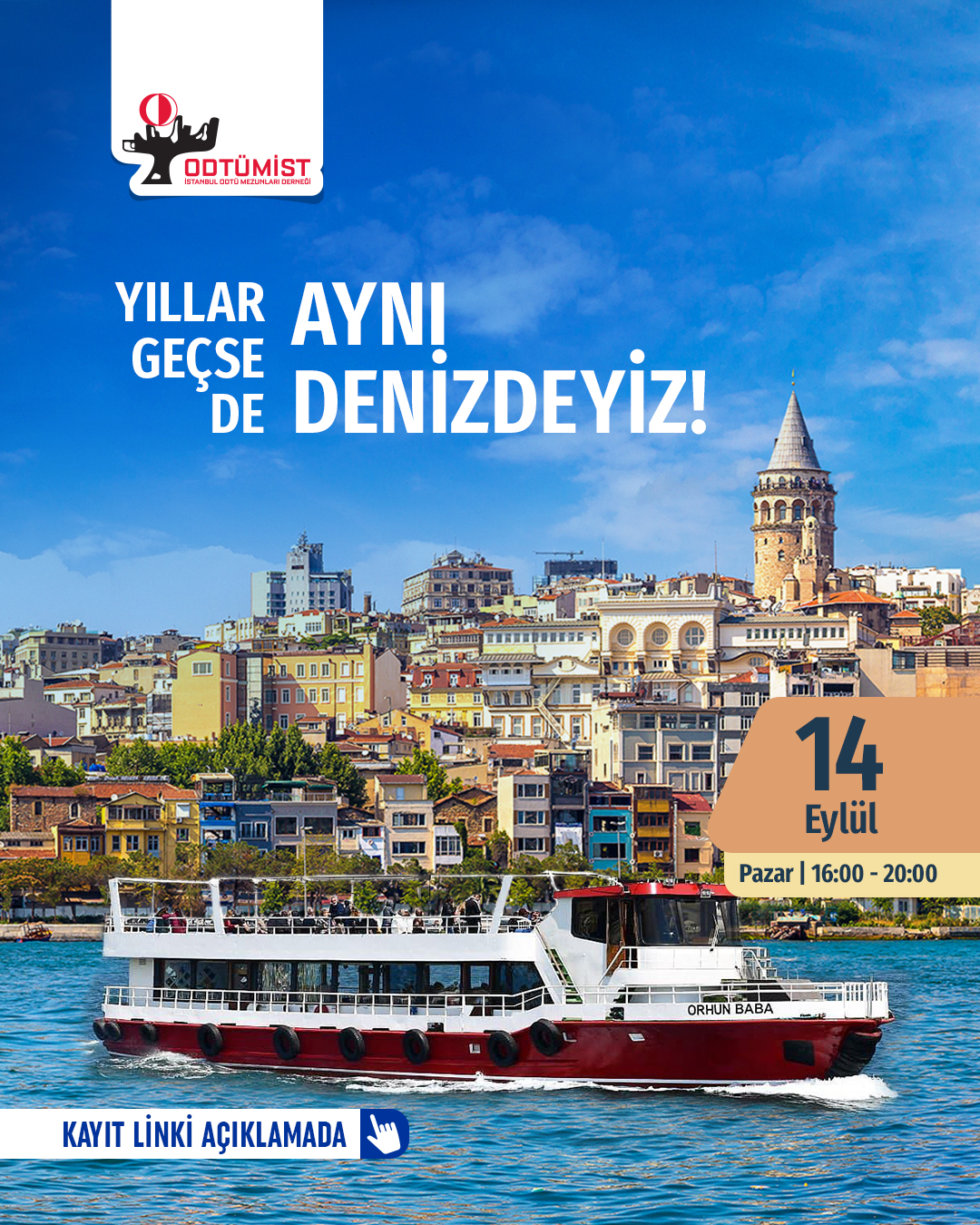 14 EYLÜL 2025 TEKNE GEZİSİ - Ödeme Bilgileri ve Ön Kayıt Formu