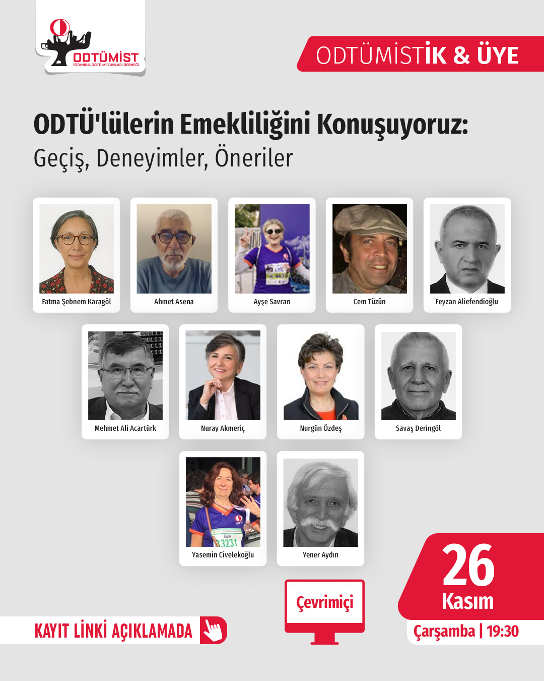 ODTÜMİST İK ve Üye Geliştirme ÇG - “ODTÜ’lÜlerin Emekliliğini Konuşuyoruz"