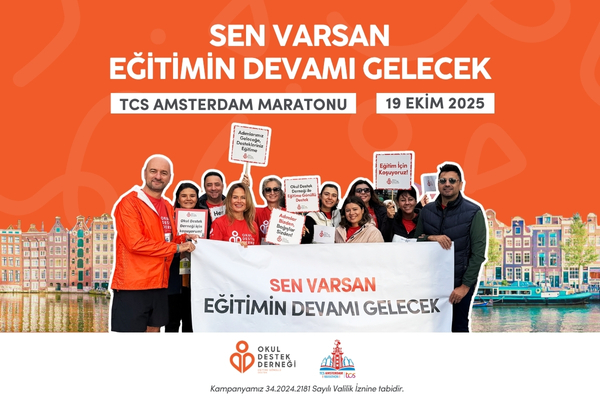 Amsterdam Maratonu’nda 10 Öğrenciye Destek İçin Koşuyorum!