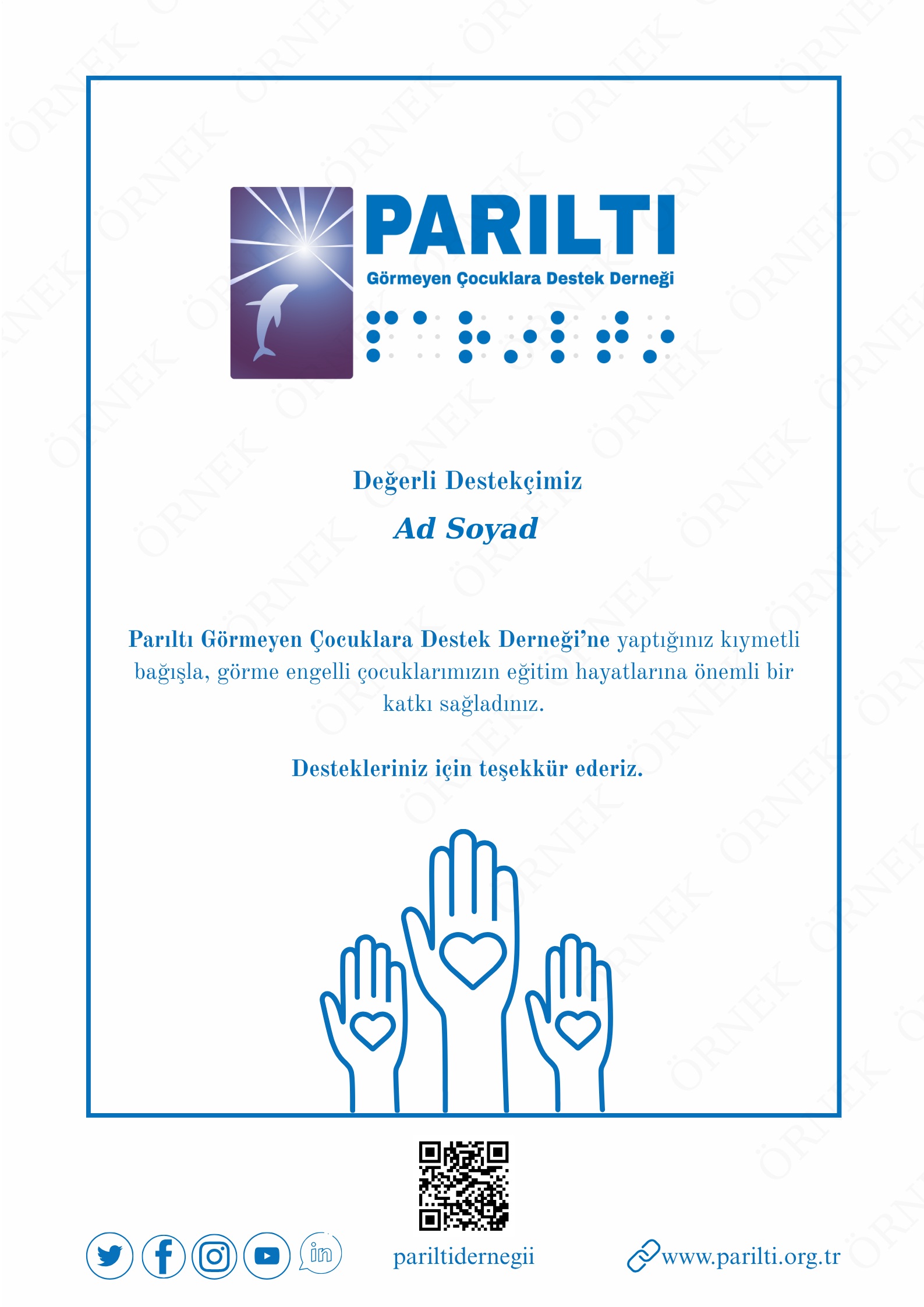 İçimden Geldi Sertifikası- 1
