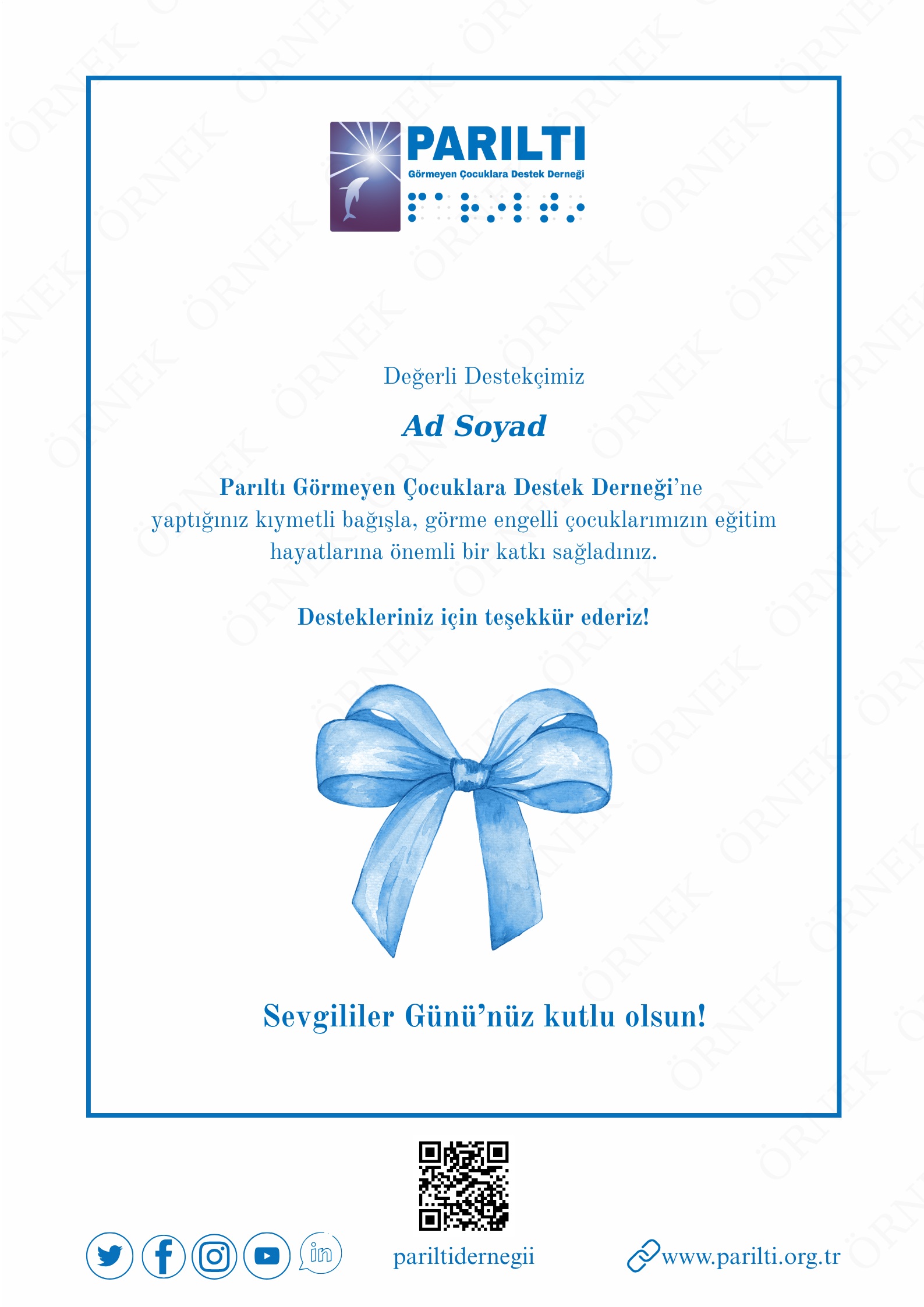 Sevgililer Günü Sertifikası- 2