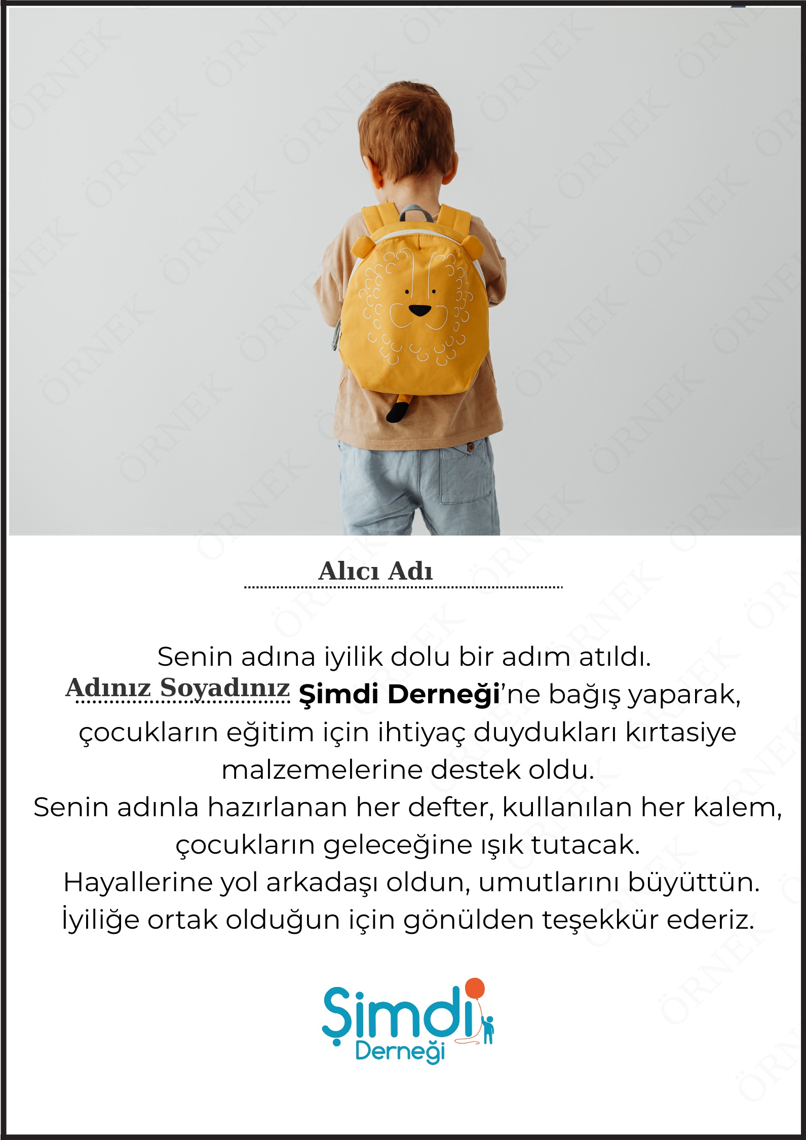 Okula Dönüş Destek Kartı