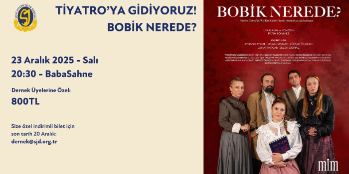 Tiyatro'ya gidiyoruz: Bobik Nerede?