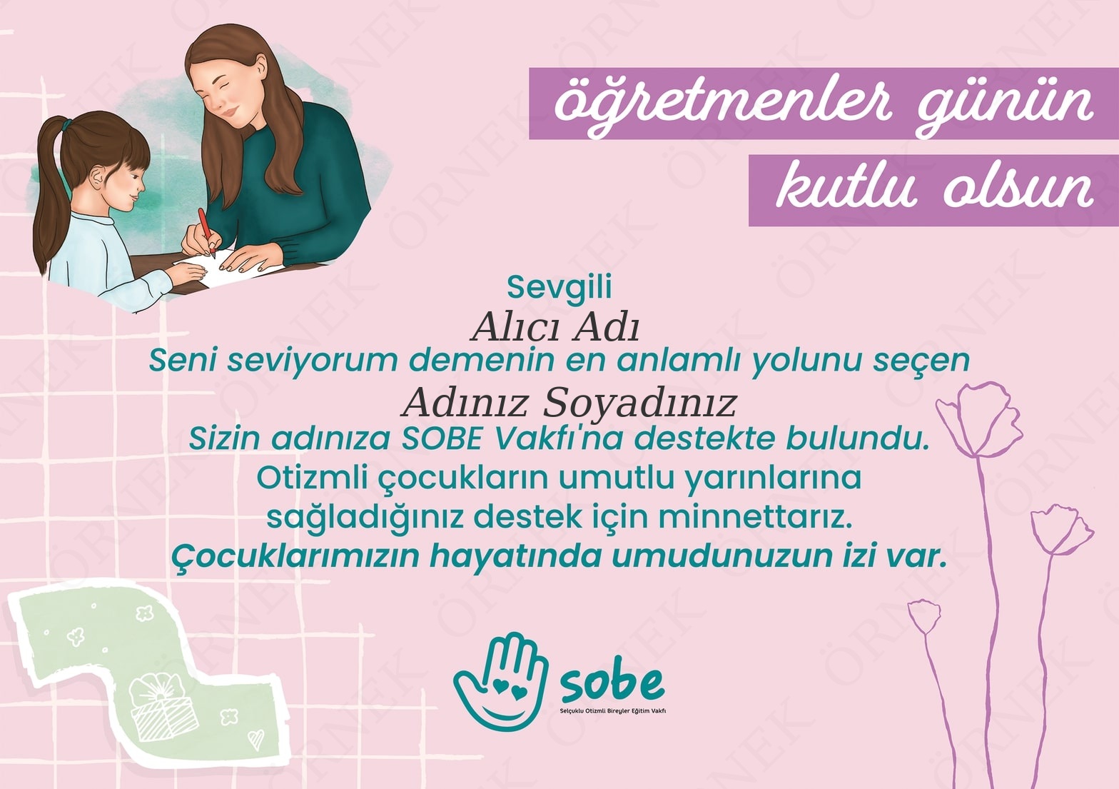 Öğretmenler Günü (Yatay)