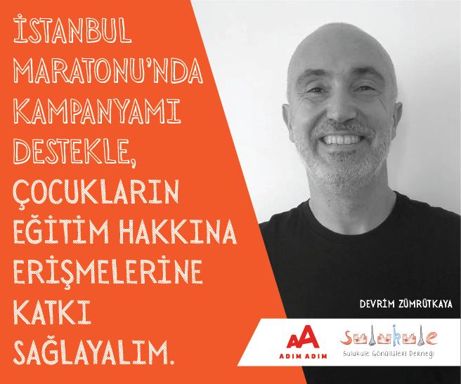 Sulukule için koşuyorum, okulu terki önlüyorum.