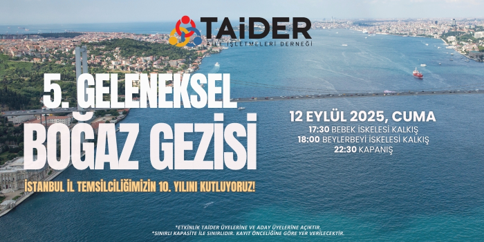 12 Eylül 2025 Geleneksel Boğaz Gezisi