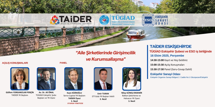 16 Ekim 2025 TAİDER Eskişehir'de