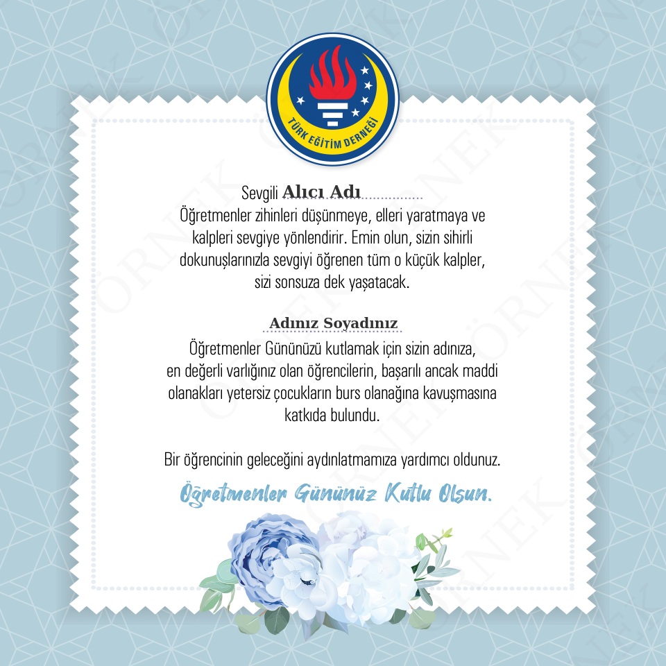 Öğretmenler Günü