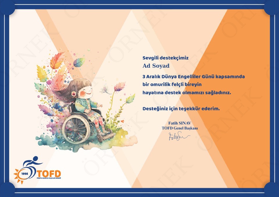 3 Aralık Dünya Engelliler Günü