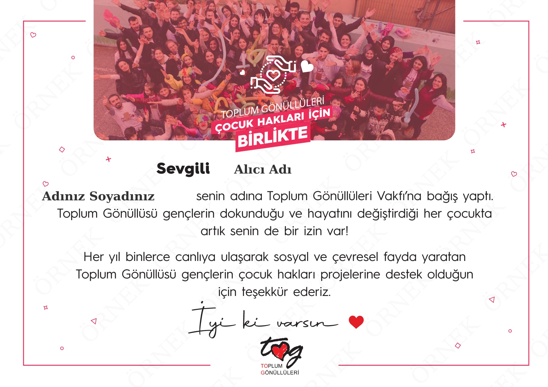 Çocuk Hakları Sertifikası