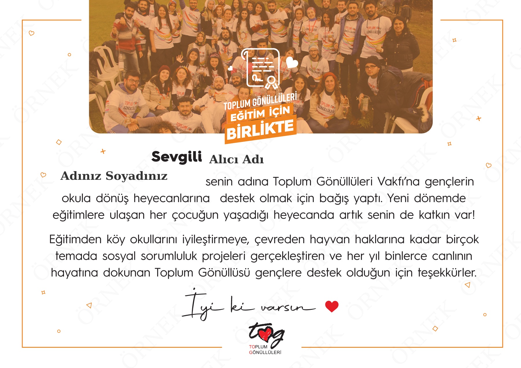 Eğitim Sertifikası