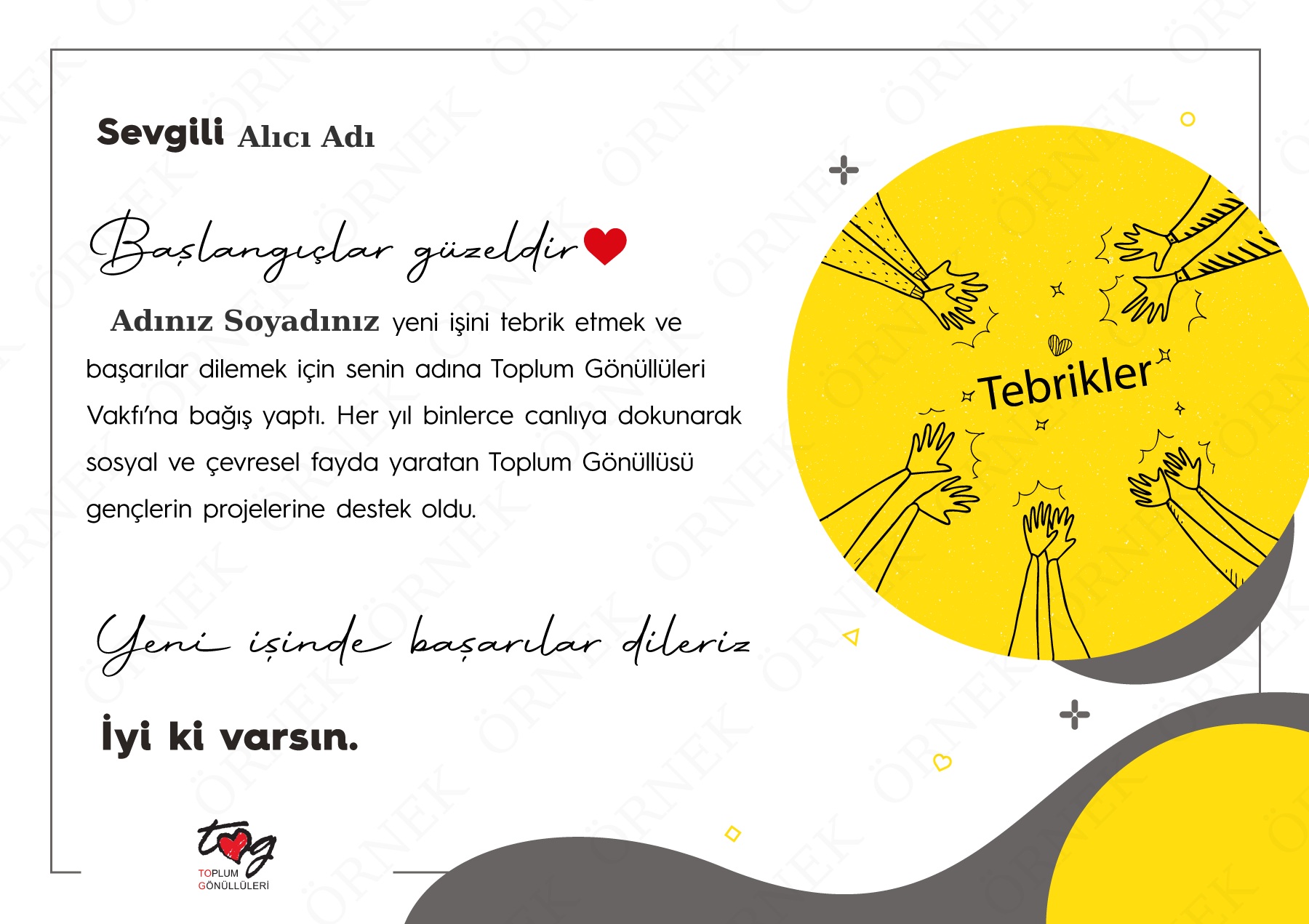 Yeni İş Sertifikası