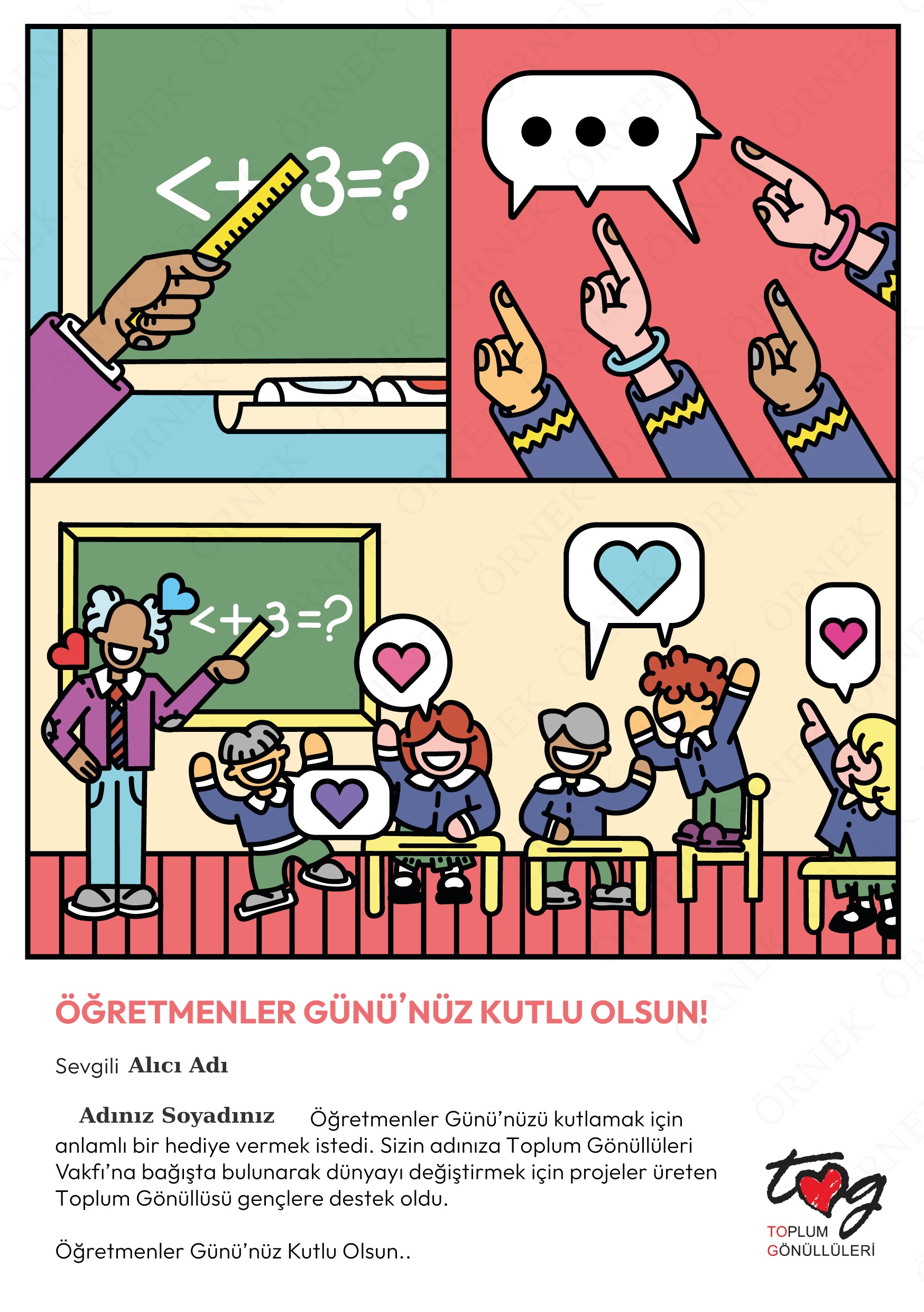 Öğretmenler Günü Sertifikası - 1