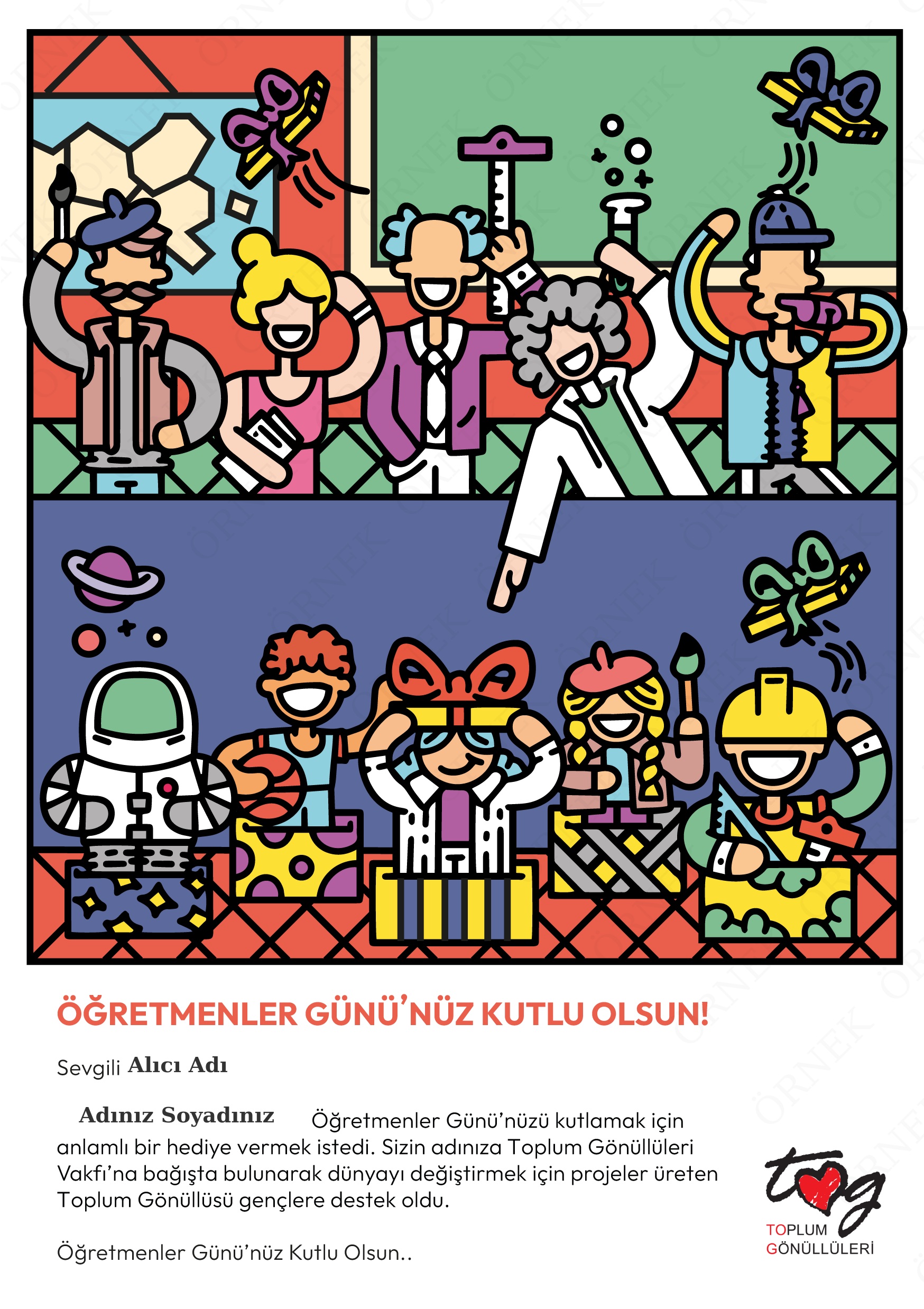 Öğretmenler Günü Sertifikası - 2