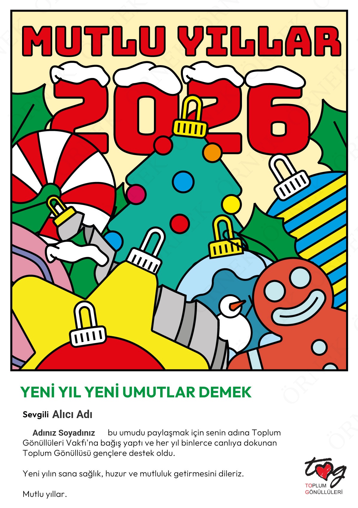 Yeni Yıl Tebrik Kartı 2