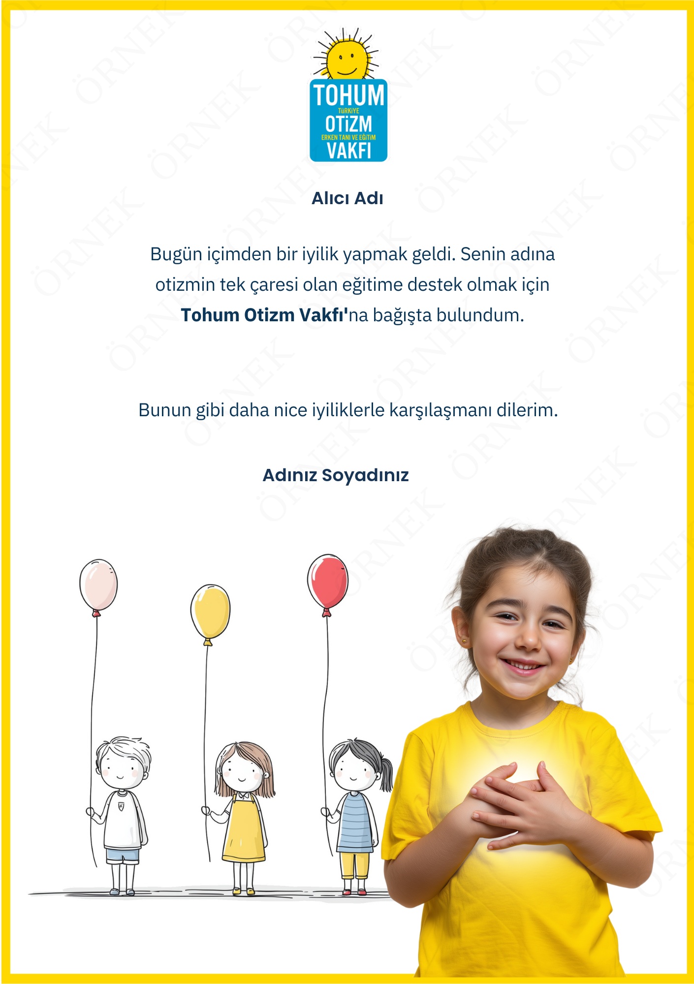 İyilik Sertifikası I 02