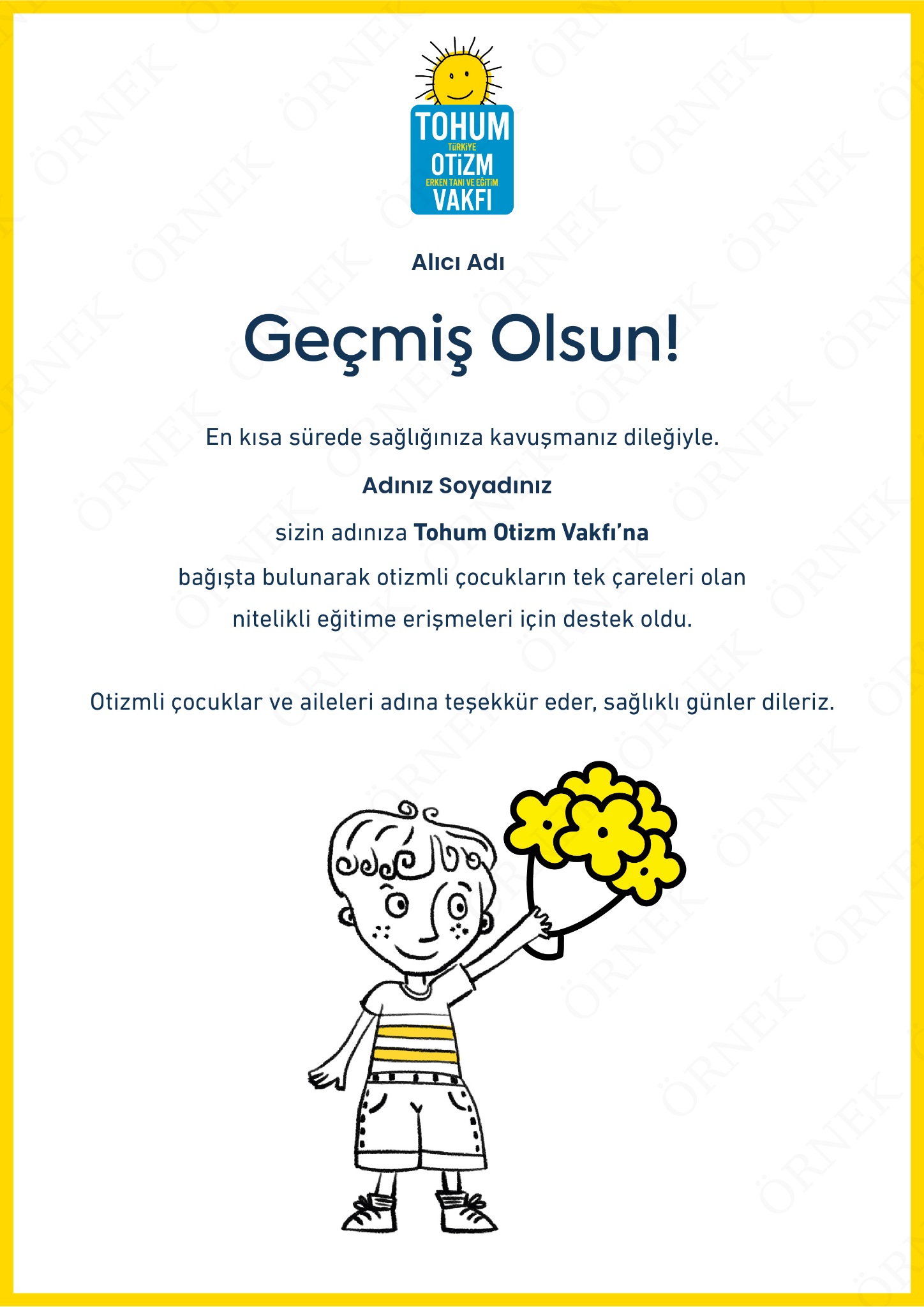Geçmiş Olsun Sertifikası I 01
