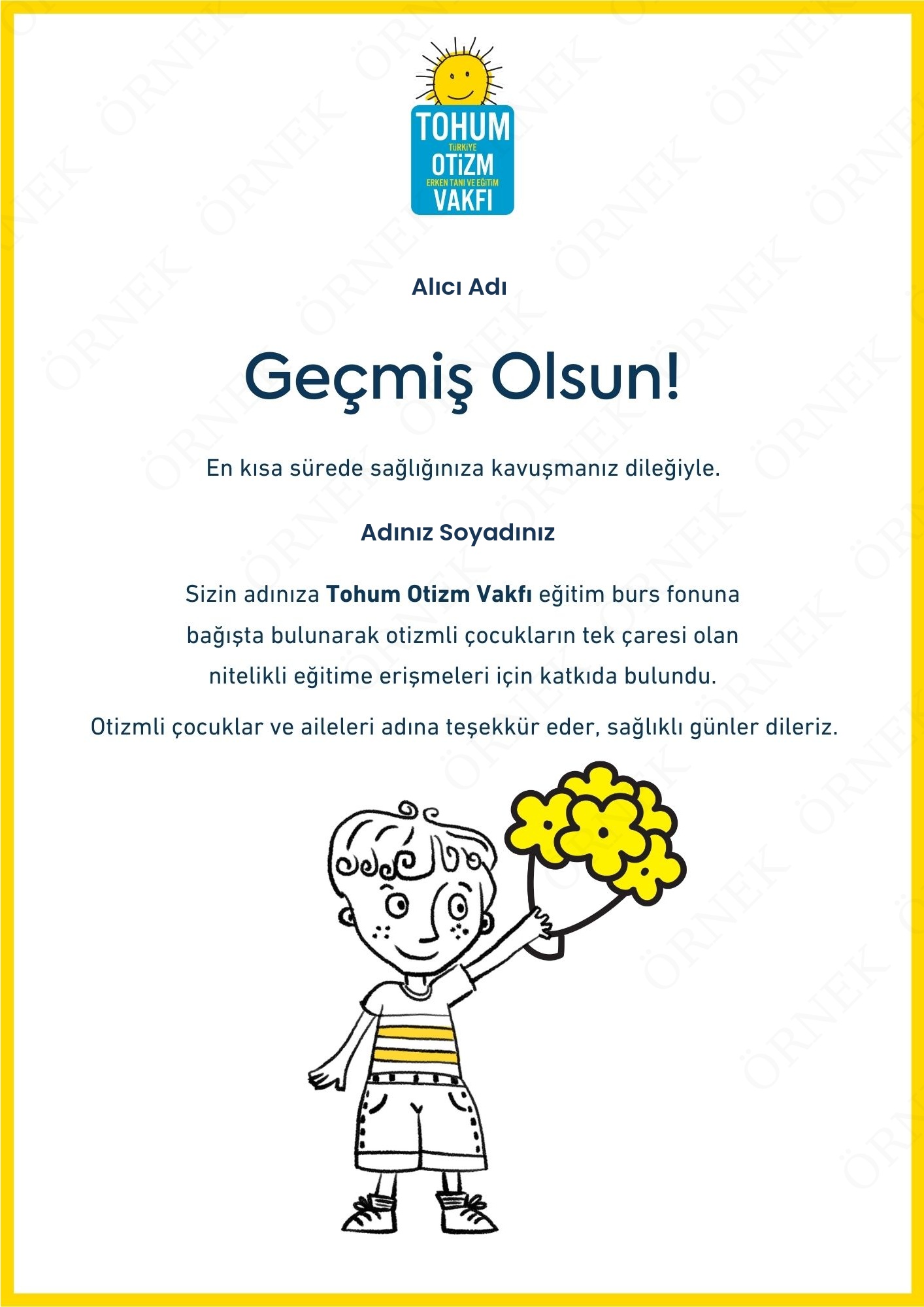Geçmiş Olsun Sertifikası I 01