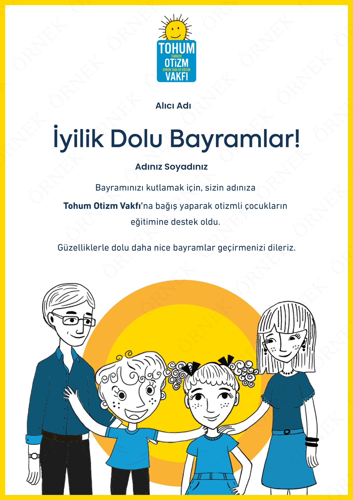 Bayram Kutlama Sertifikası I 04