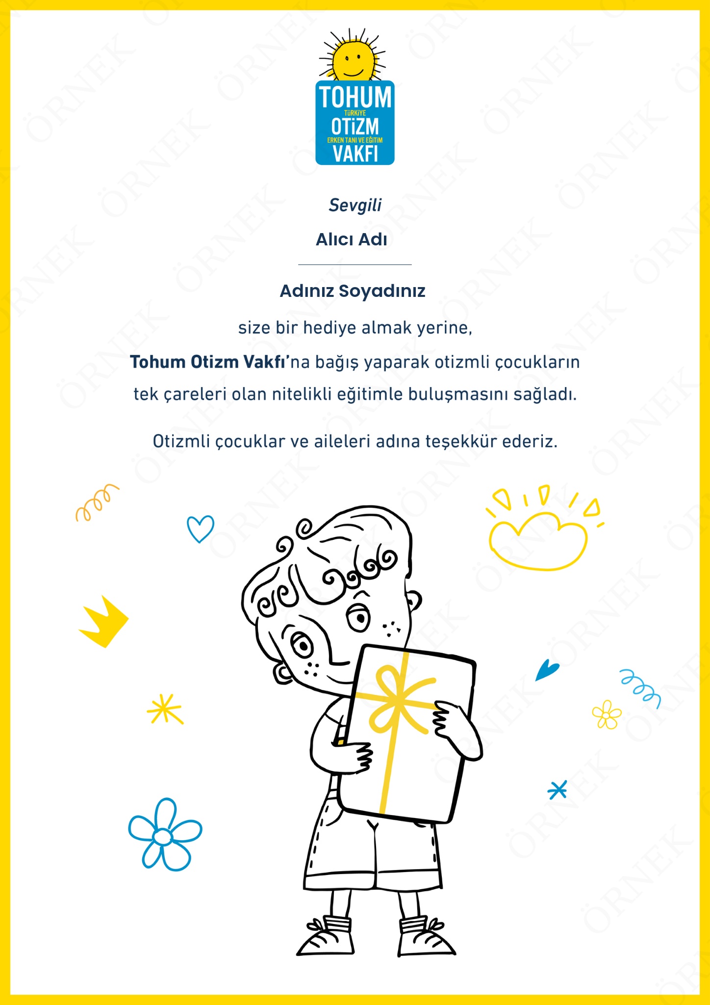 Hediye Sertifikası I 01