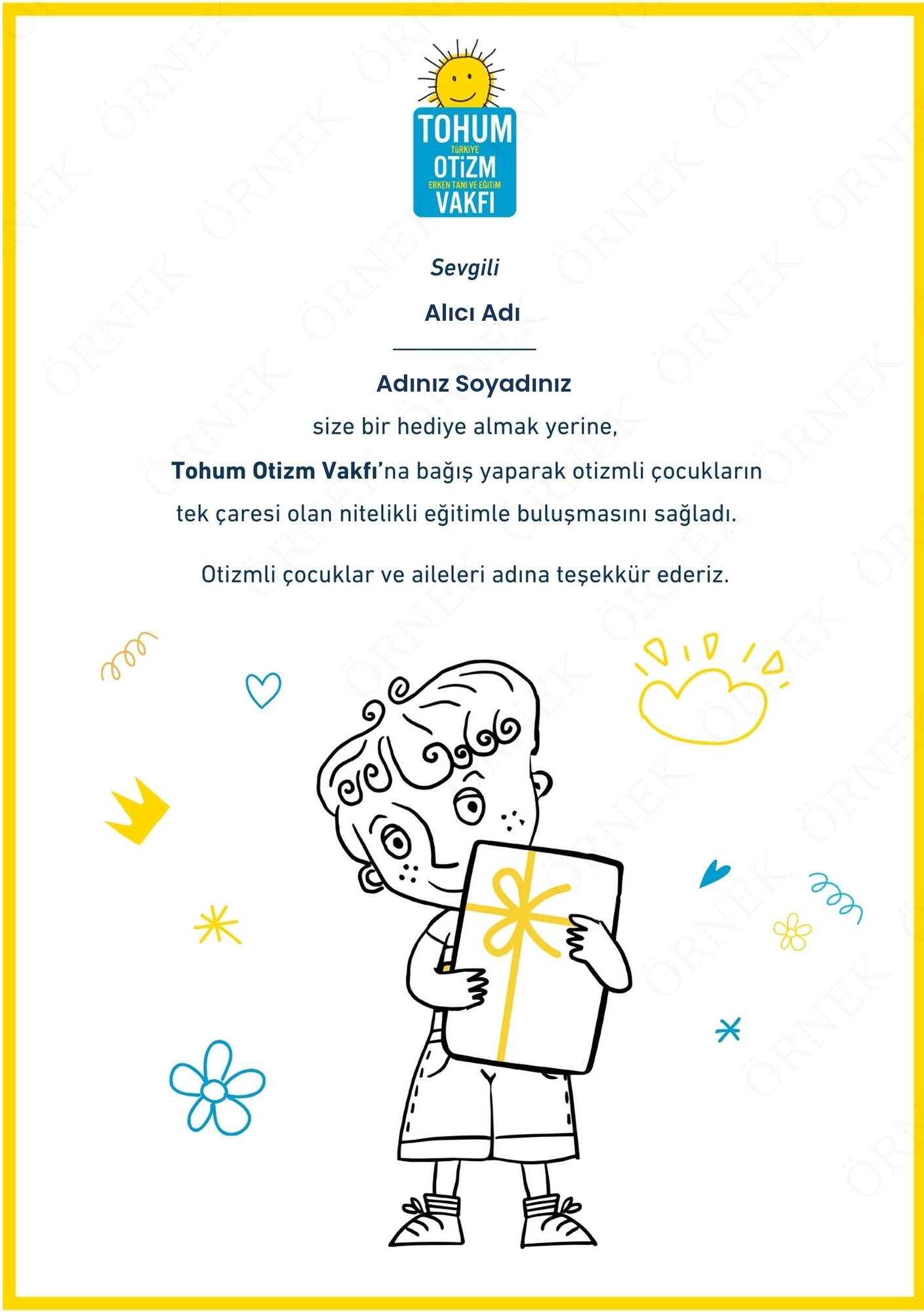Hediye Sertifikası I 01