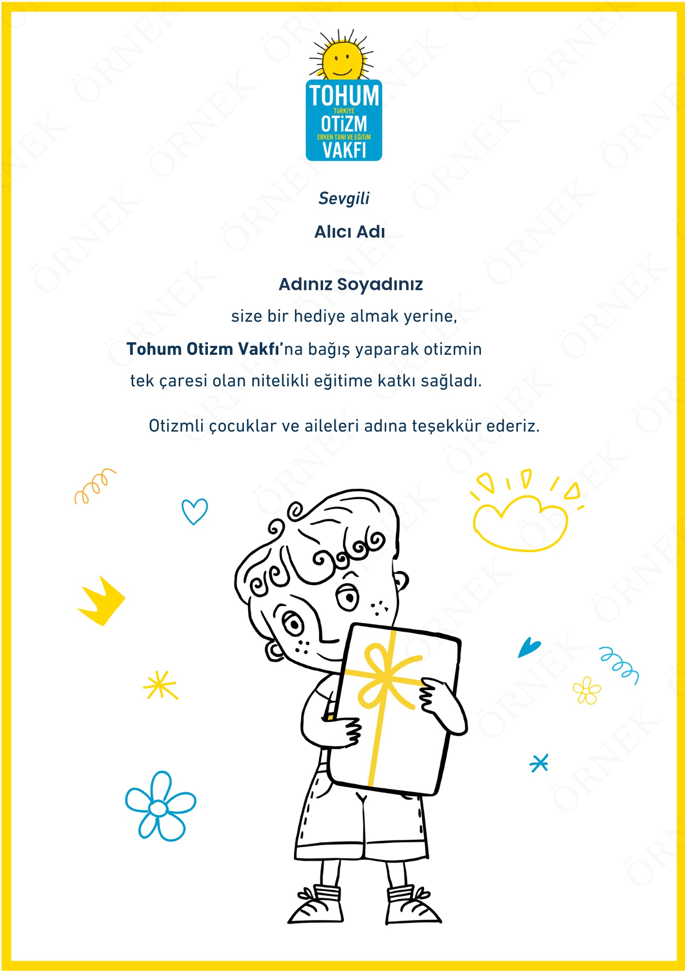 Hediye Sertifikası I 01